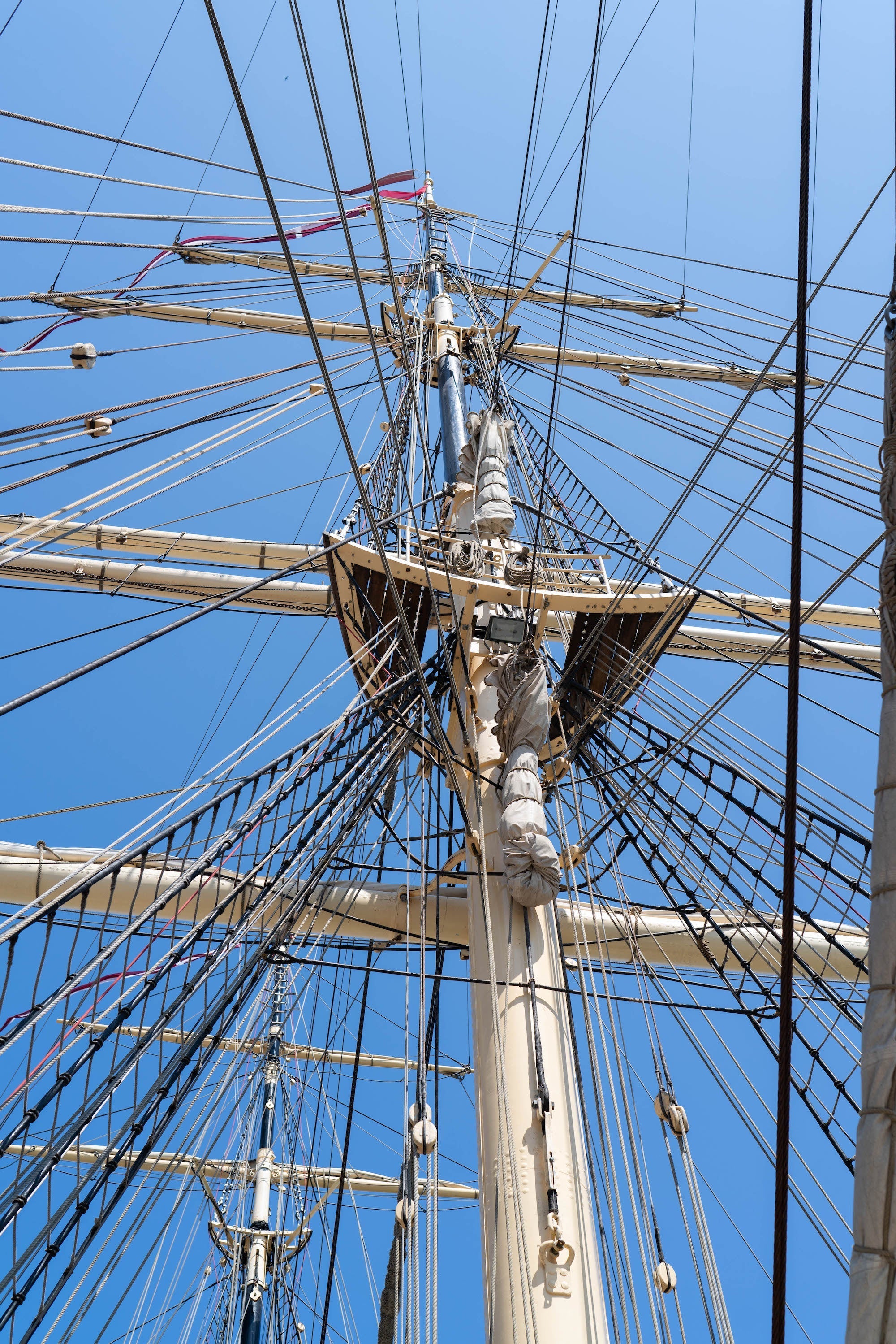 Skoleskibet Danmark mast